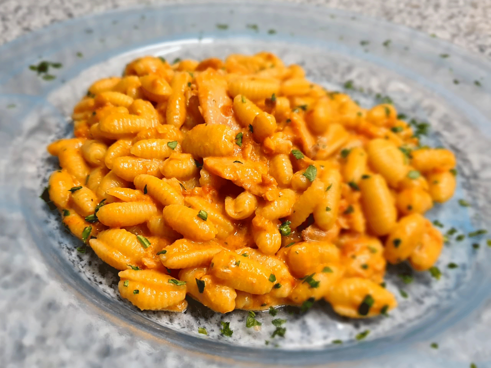 Gnocchetti sardi al salmone